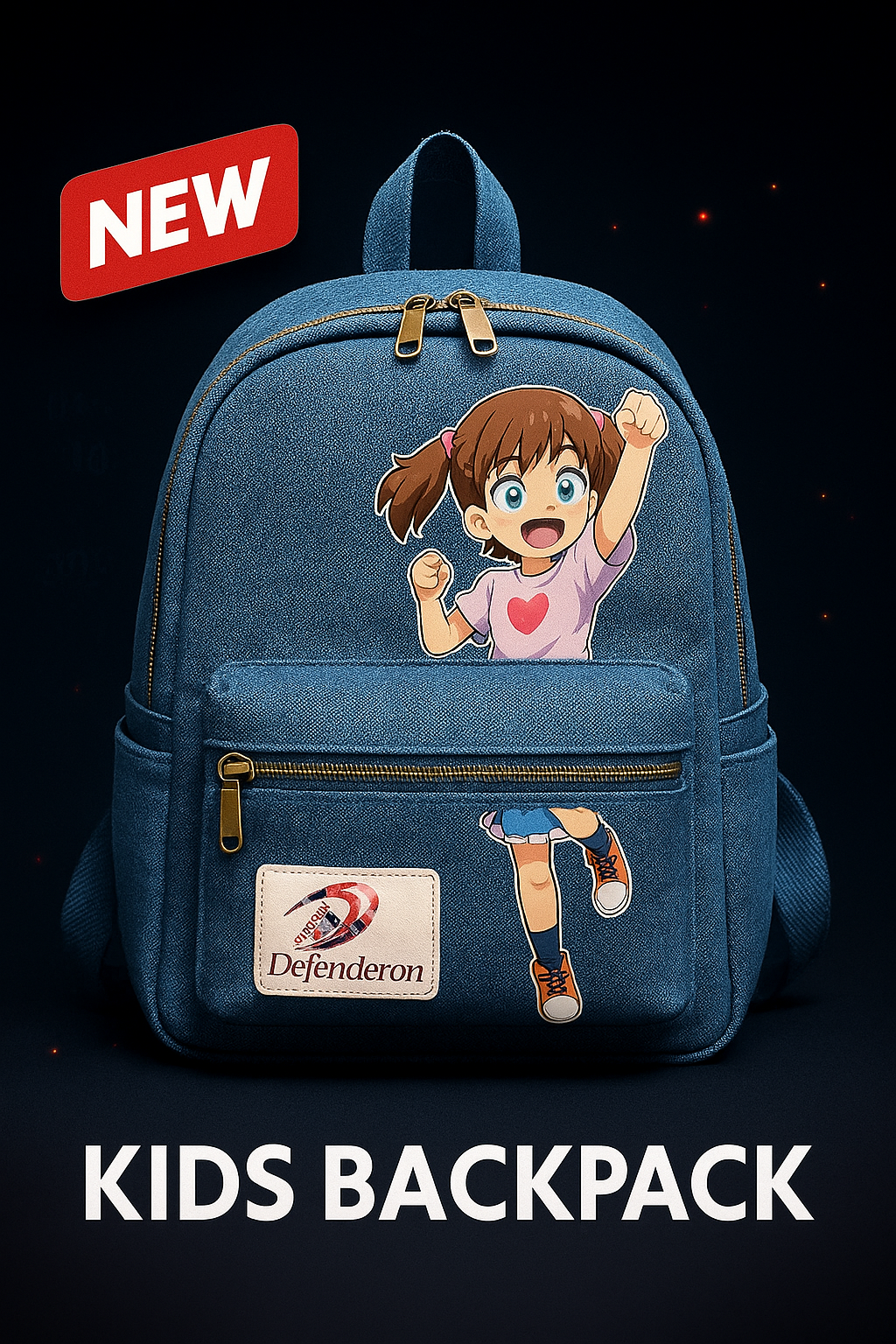 Backpack — Denim (Sara)